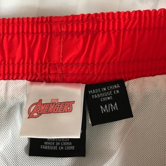 Marvel Avengers & Angry Birds Boys Swim Trunks (Bundle Of 2) Size Medium - Picture 12 of 13